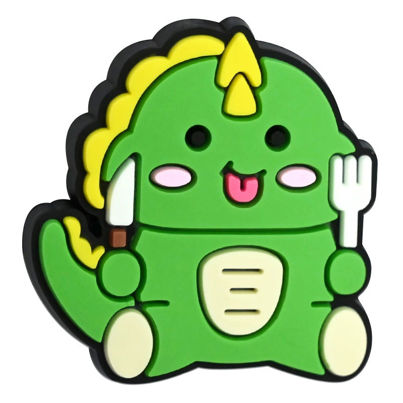 Wholesale Random 100pcs/pack  Cute cartoon dinosaur beaded necklace